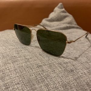 Oliver Peoples Gold Sunglasses